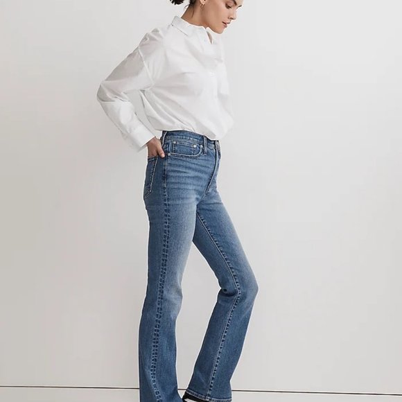 Madewell NWT Skinny Flare Jeans in Fairson Wash Size 28 - Picture 2 of 8